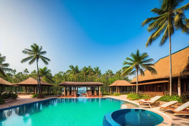 Beautiful pool background